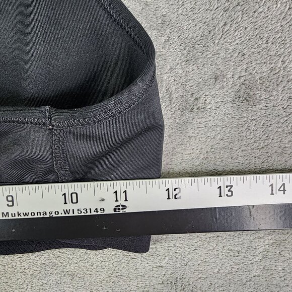 Womens Black Nike Dri-Fit Sports Bra Racerback Medium Support Size XS - Picture 5 of 7